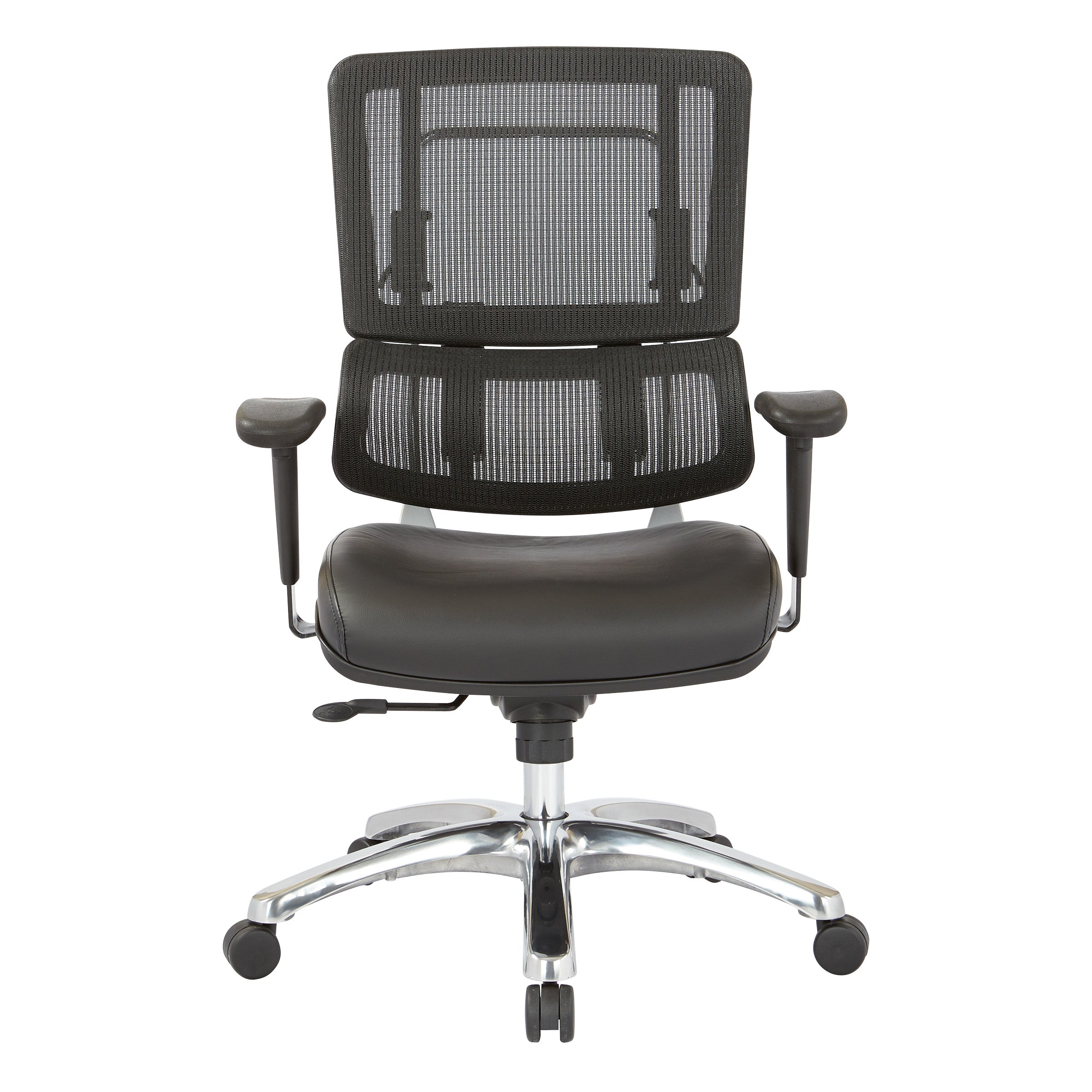 Vertical Black Mesh Back Chair